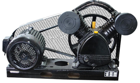 Motor si pompe compresor aer comprimat 200 litri , motor si pompe compresor 380 volti 600 L/min - Bjc tools