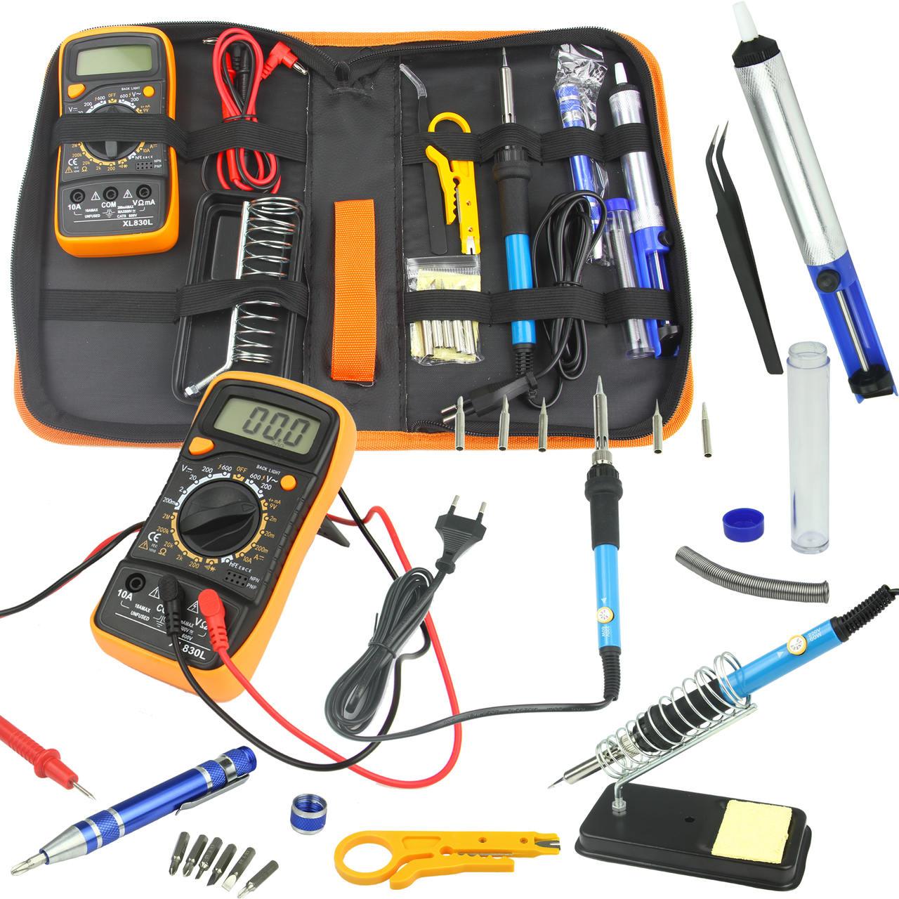Trusa KIT Ledcon multimetru, aparat de lipit - Bjc tools Imagine principală a produsului