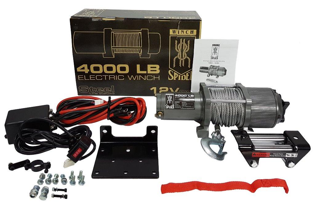 Troliu auto electric 12v 4000Lbs - Bjc tools Imagine principală a produsului