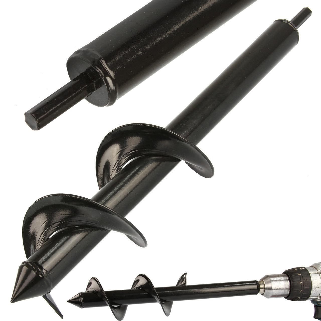 Burghiu spiralat pentru gradina, compatibil cu bormasina 8X35cm - Bjc tools Imagine principală a produsului