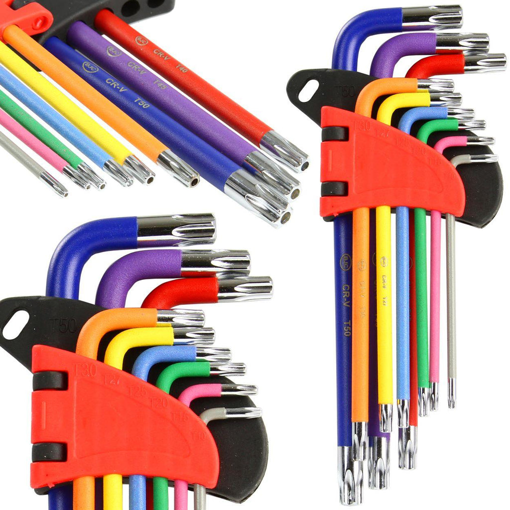 Set imbus torx cu gaura T10-T50 - Bjc tools