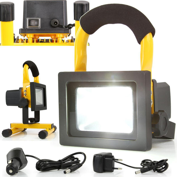 Proiector cu led,lampa de lucru LED cu acumulator 10W - Bjc tools