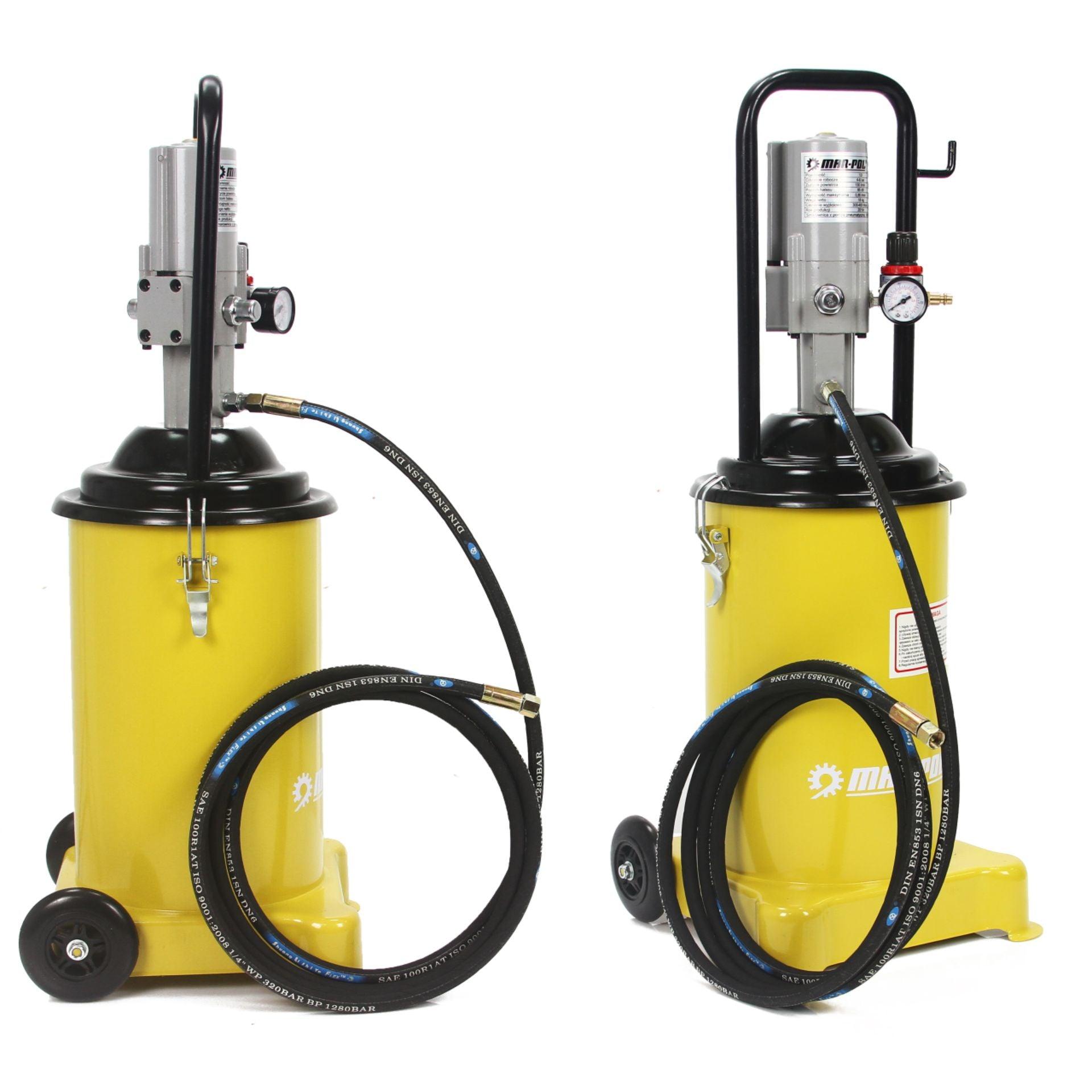 Pompa de gresat pneumatica 12 litri. Gresor pneumatic - Bjc tools