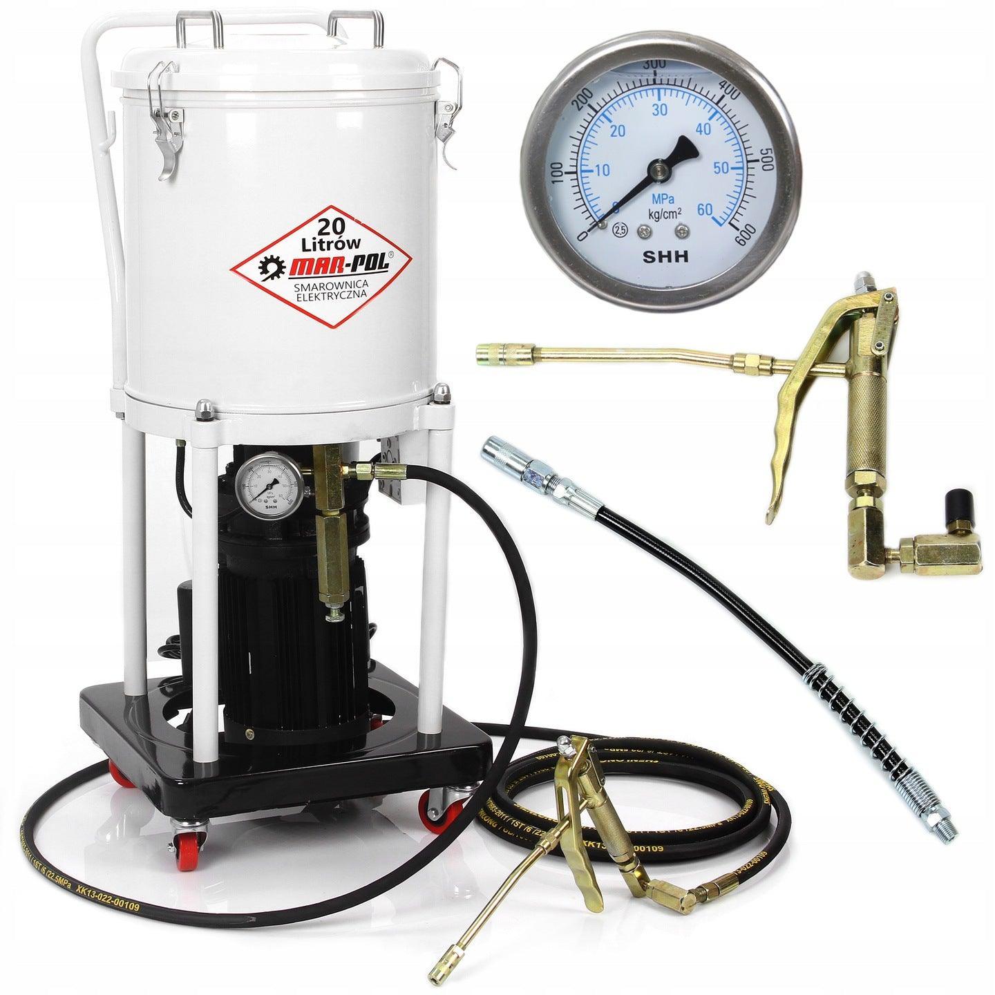 Gresor electric 20 Litri. Pompa gresat - Bjc tools
