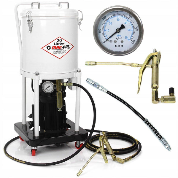 Gresor electric 20 Litri. Pompa gresat - Bjc tools