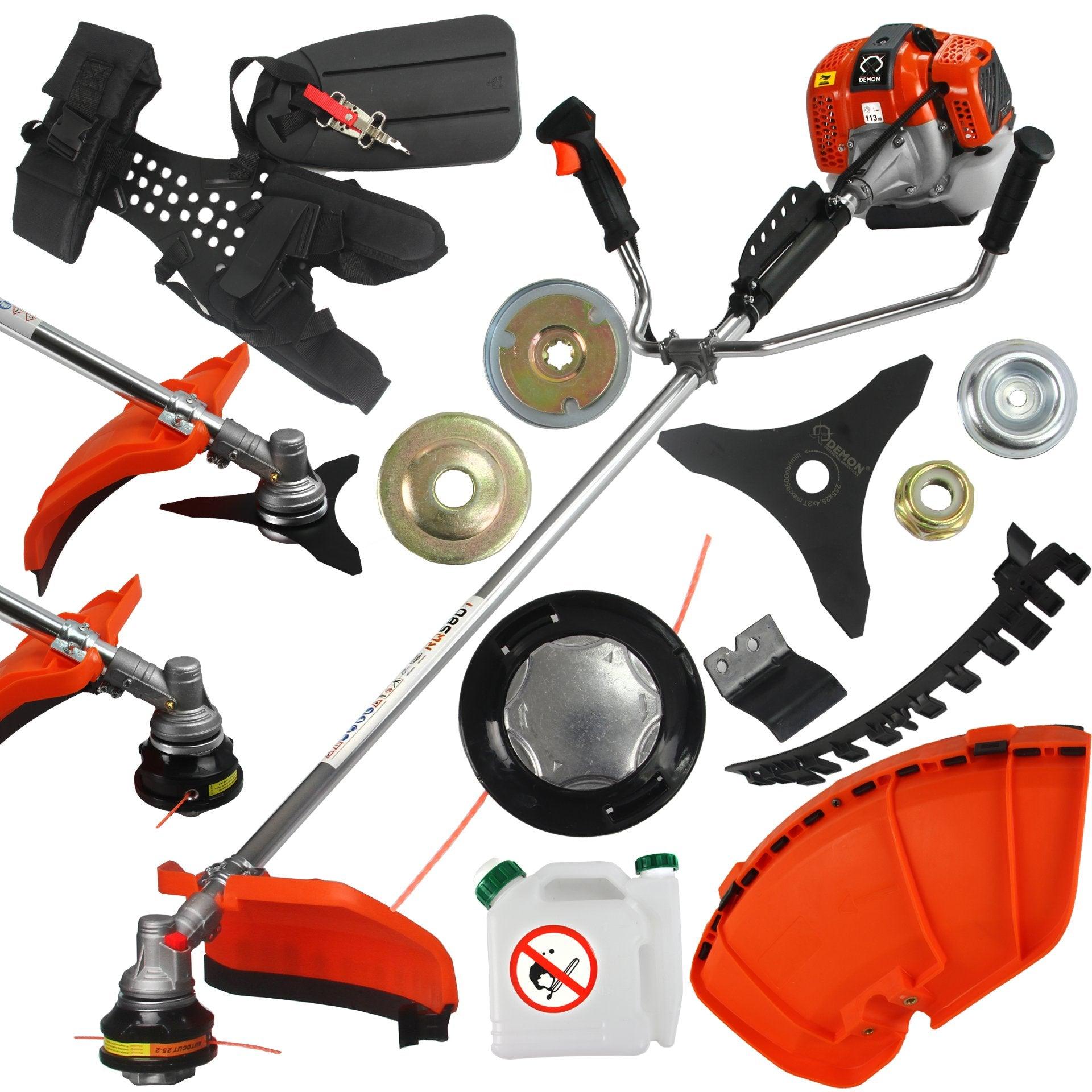 Motocoasa pe benzina DEMON RQ580T cu accesorii incluse - Bjc tools Imagine principală a produsului