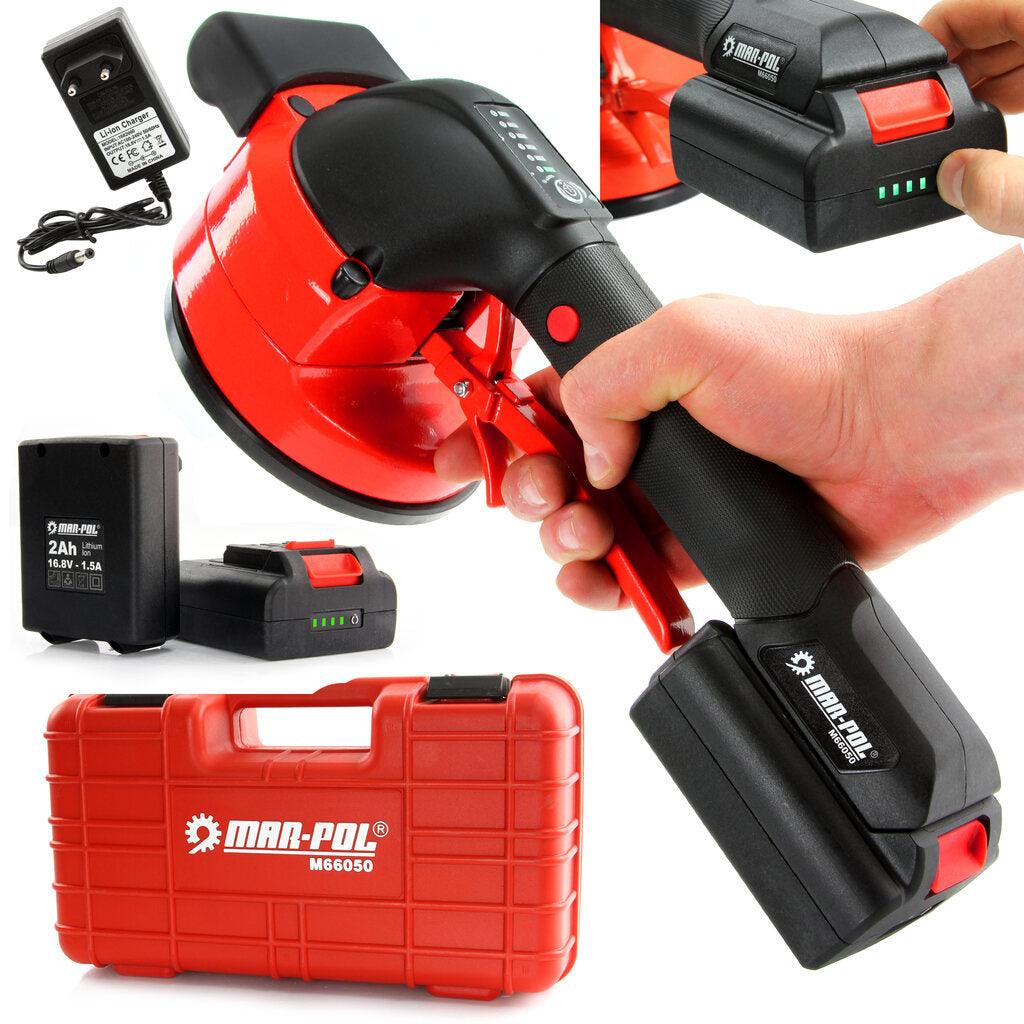 Ventuza vibranta pentru gresie si faianta cu acumulator, 16,8 V, - Bjc tools Imagine principală a produsului