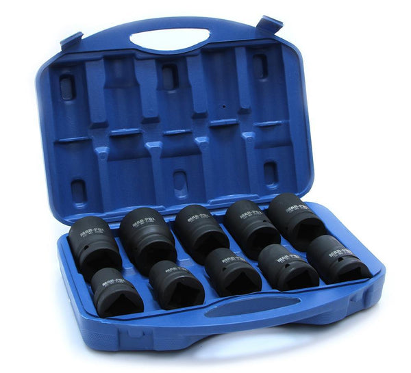 Trusa chei tubulare de impact 1 tol 10 piese 17-41 mm - Bjc tools