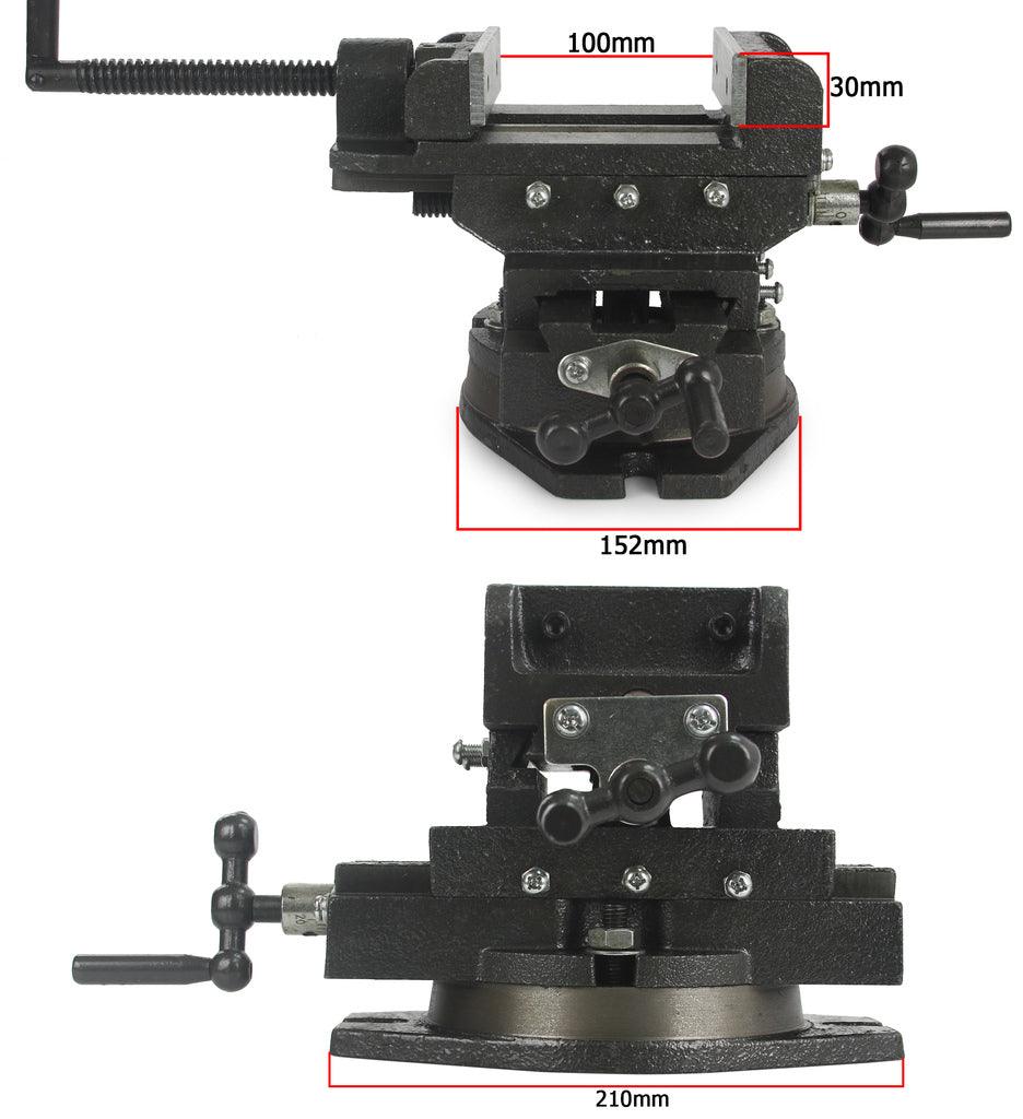 Menghina de banc rotativa pe 2 axe 100mm PROFI - Bjc tools