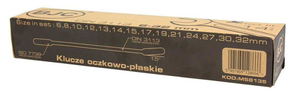 Set chei combinate 6-32mm 14 piese PROFESIONALE - Bjc tools