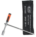 Cheie de roti profesionala cu tubulare incluse 17 si 19 mm - Bjc tools