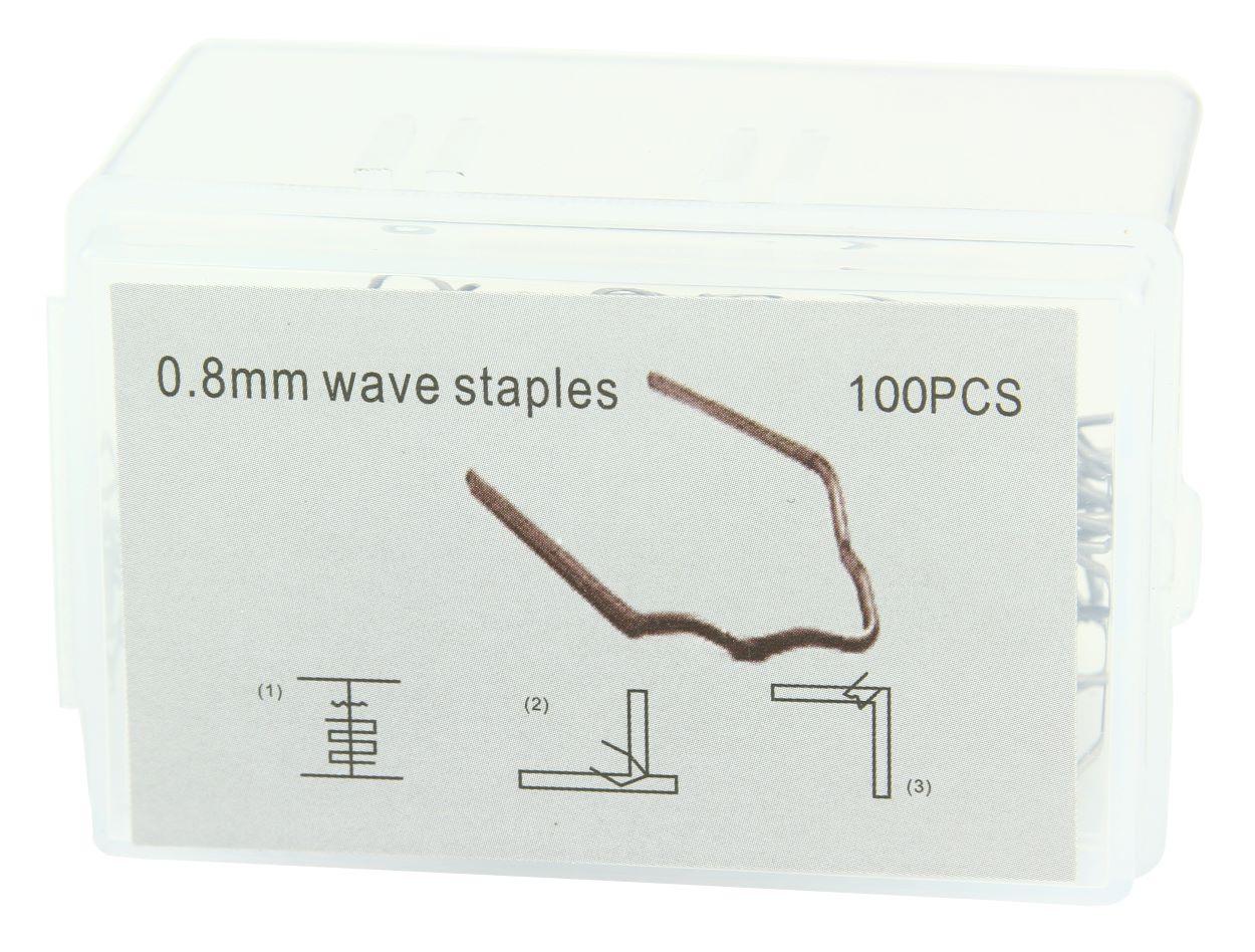 Pistol cu capse pentru lipit elemente plastic,Pistol pentru sudat plastic cu 400 capse,120W - Bjc tools