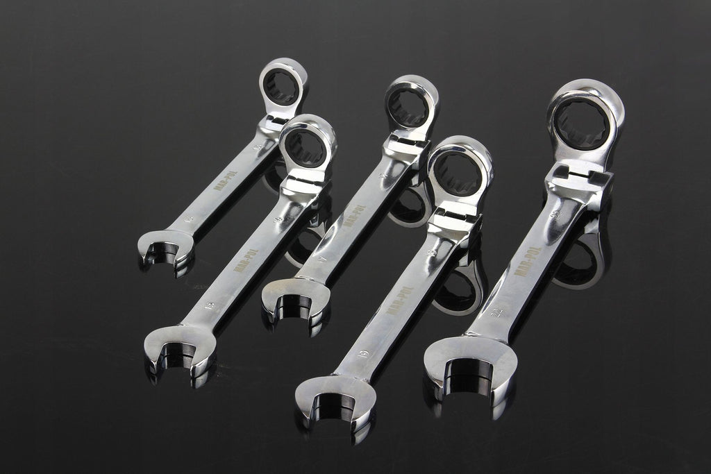 Set chei profesionale combinate cu clichet articulate 8-22mm 12 elemente - Bjc tools