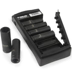 Set chei tubulare lungi impact 1/2" 6piese 10-21mm cu organizator - Bjc tools
