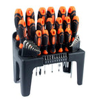 Set Surubelnite Biti si Imbus magnetice 44 piese cu suport - Bjc tools