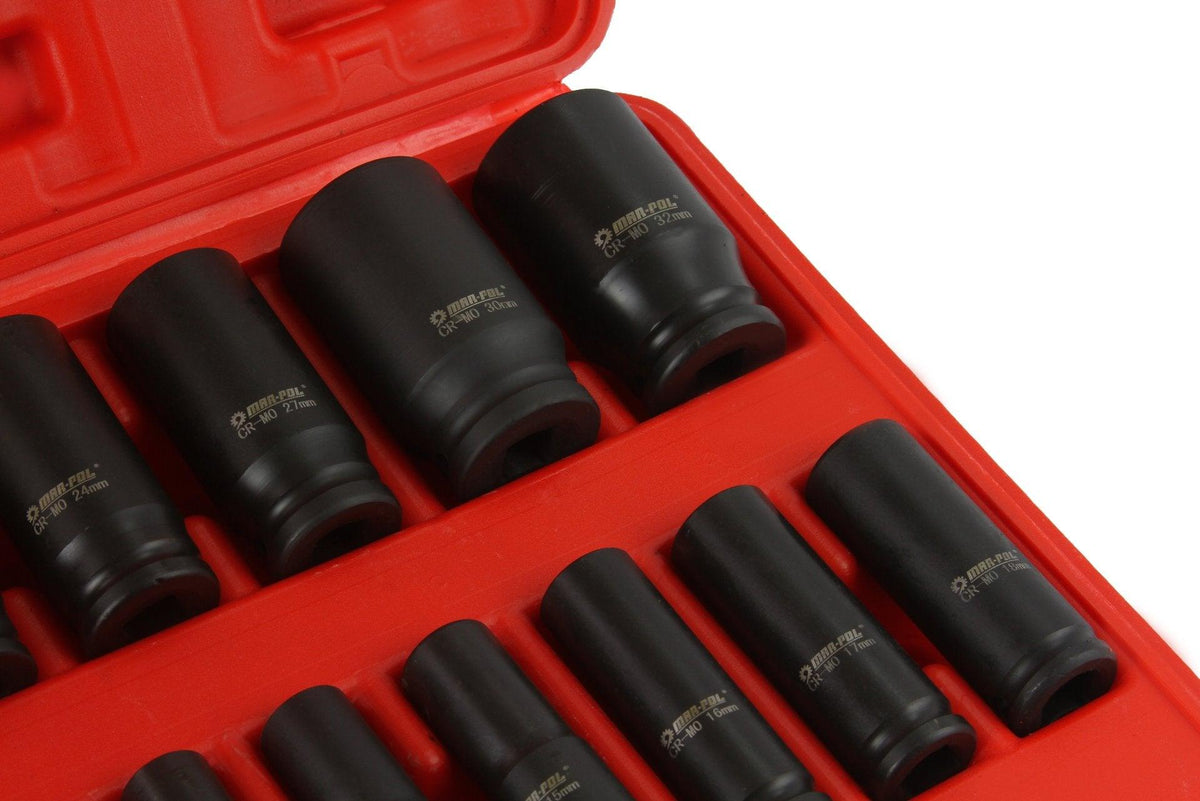 Trusa chei tubulare de impact 10-32mm 16 piese - Bjc tools