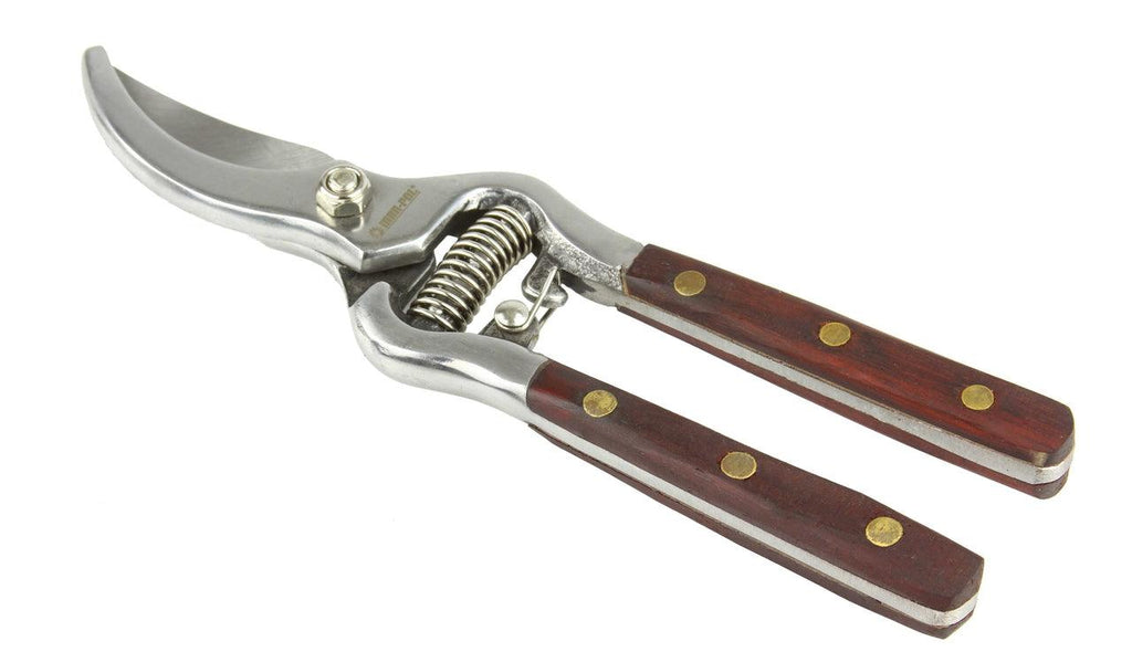 Foarfeca pentru vie,foarfeca vie cu arc si maner lemn 200mm - Bjc tools