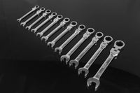 Set chei profesionale combinate cu clichet articulate 8-22mm 12 elemente - Bjc tools