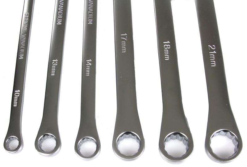 Set chei inelare drepte extra lungi 8 - 21 mm 6 piese profesionale CR-V Imagine secundară a produsului