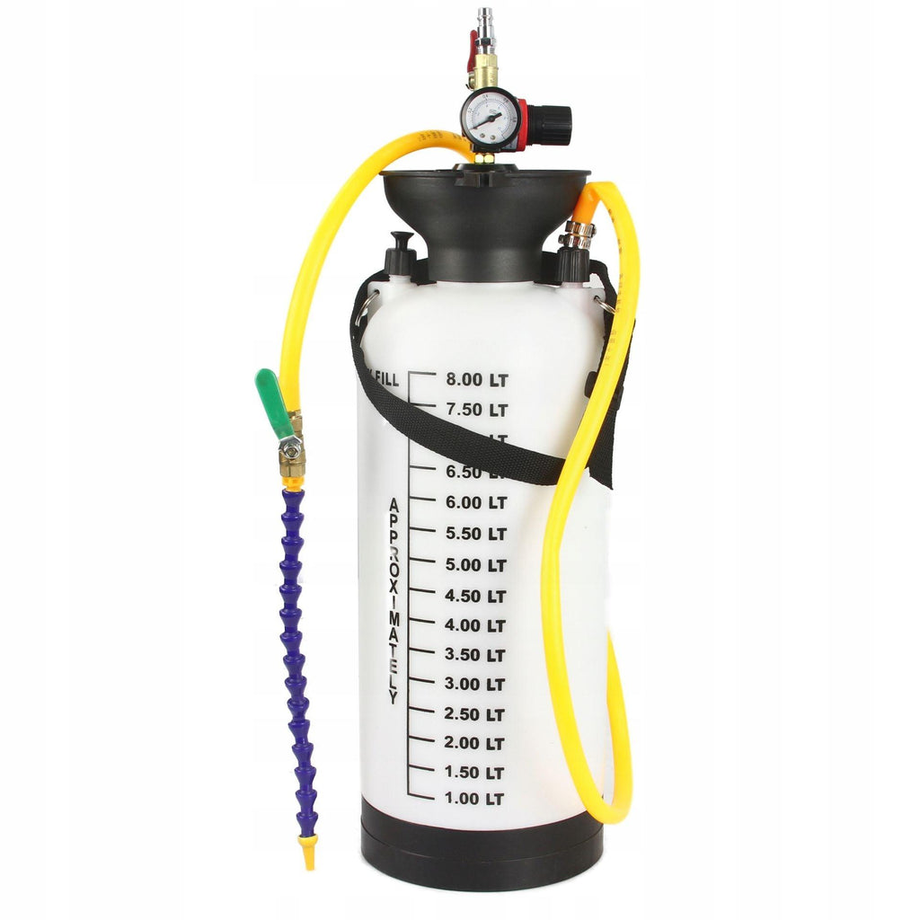 Distribuitor ulei pneumatic 8 litri, pompa de bagat ulei motor cutii de viteze - Bjc tools