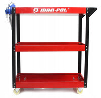 Carucior scule service 3 rafturi 136kg Carut ucenic mecanic - Bjc tools