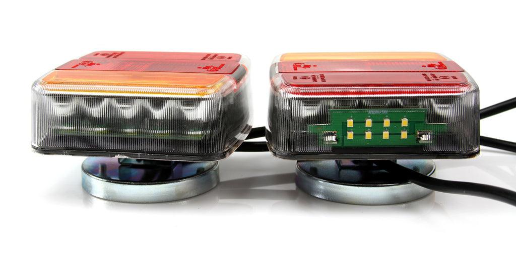 Set lumini pentru remorca magnetice cu Led,Lumini pentru remorcă - Bjc tools