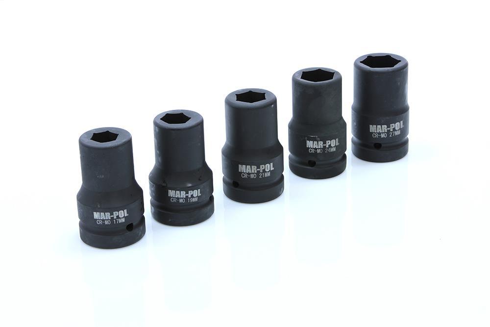 Trusa chei tubulare de impact 1 tol 10 piese 17-41 mm - Bjc tools