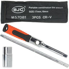 Cheie de roti profesionala cu tubulare incluse 17 si 19 mm - Bjc tools