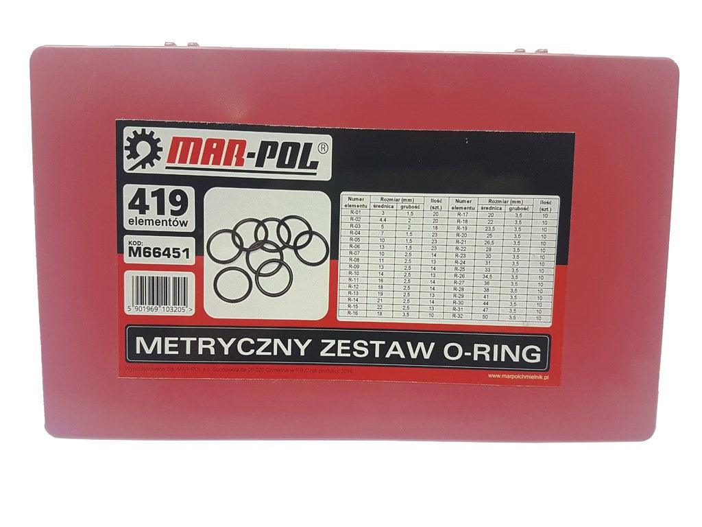 Set garnituri O-ringuri 419 piese - Bjc tools