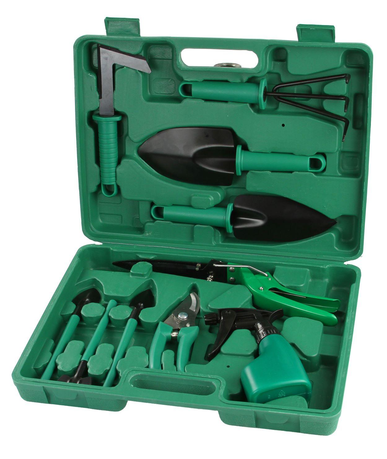 Set 10 unelte gradinarit,Trusa gradinarit - Bjc tools Imagine principală a produsului