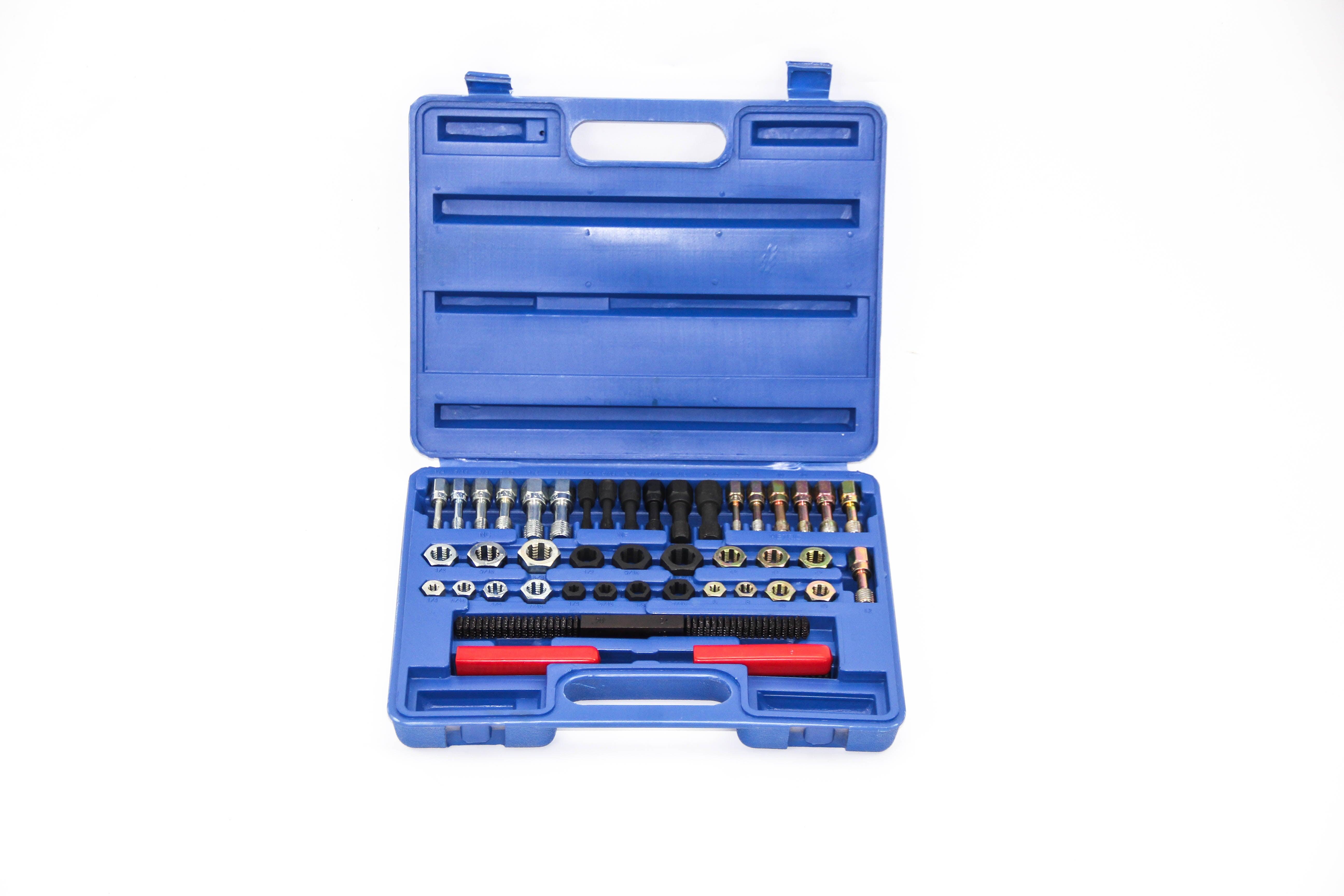 Trusa reparat filete metrice si inch 42 piese - Bjc tools Imagine principală a produsului
