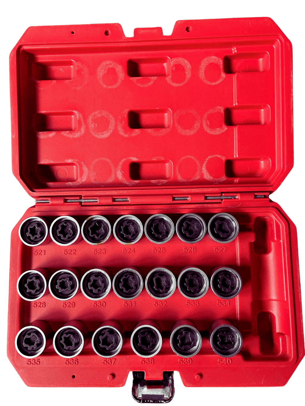 Set chei pentru desfacerea antifurtului jante VAG, 21 piese, trusa - Bjc tools
