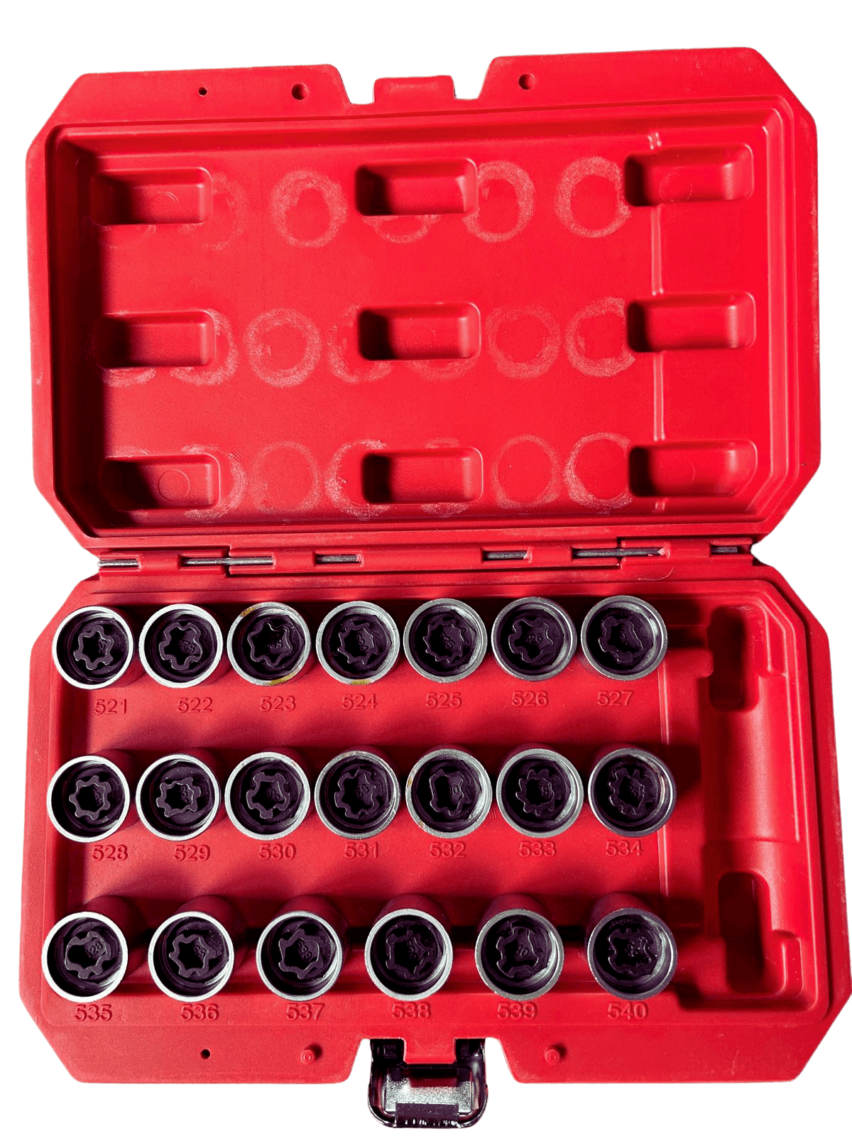 Set chei pentru desfacerea antifurtului jante VAG, 21 piese, trusa - Bjc tools