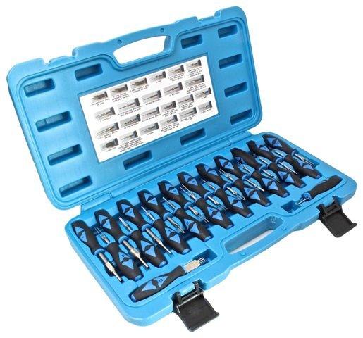 Trusa deconectare conectori sistem electric auto 23 piese, trusa indepartat pini auto - Bjc tools