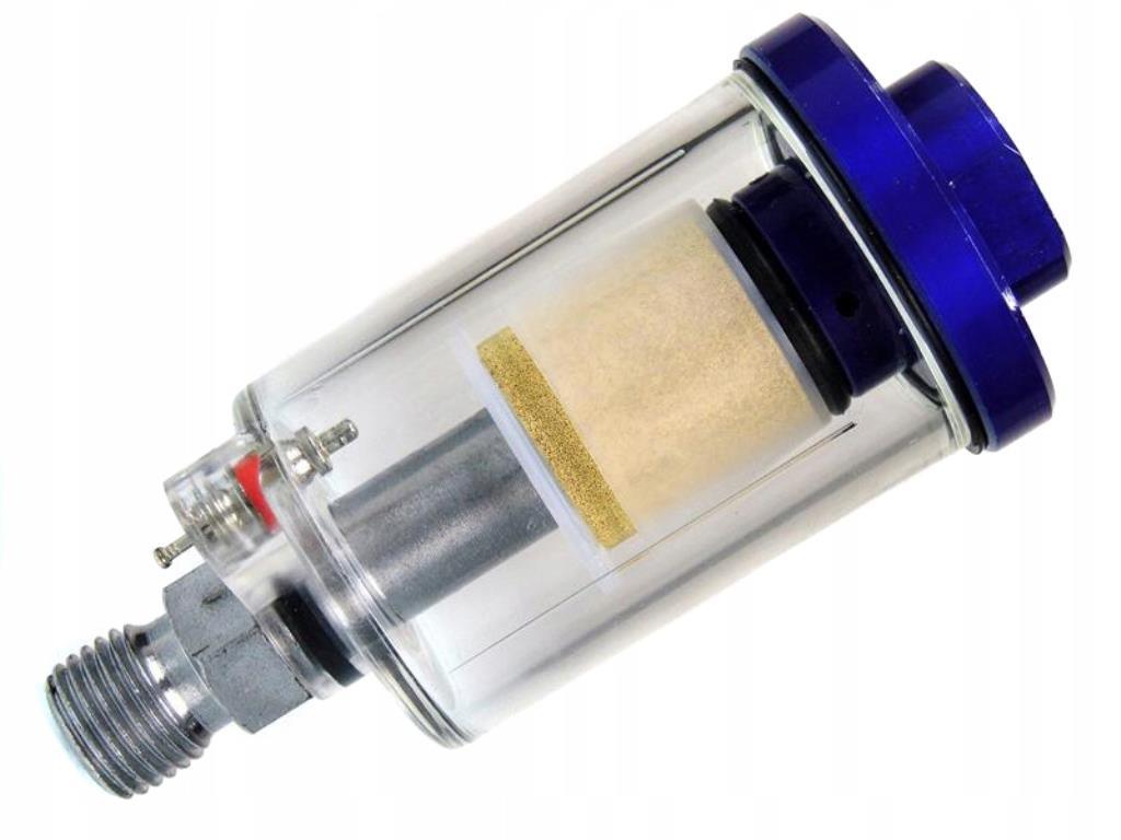 Filtru uscator de apa si impurități pentru scule pneumatice si pistoale de vopsit 0.04m filet 1/4 Imagine secundară a produsului