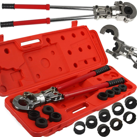 Cleste hidraulic 6t manual pentru sertizat conectori conducte tevi PEX 16-32mm U+TH - Bjc tools