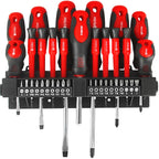Set Surubelnite magnetizate 36 piese Chrome Vanadium , Set surubelnite drepte stea de precizie si biti - Bjc tools
