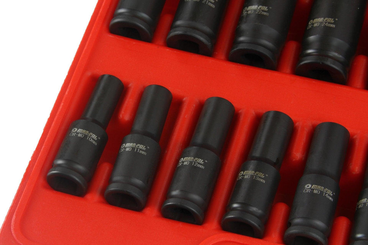 Trusa chei tubulare de impact 10-32mm 16 piese - Bjc tools