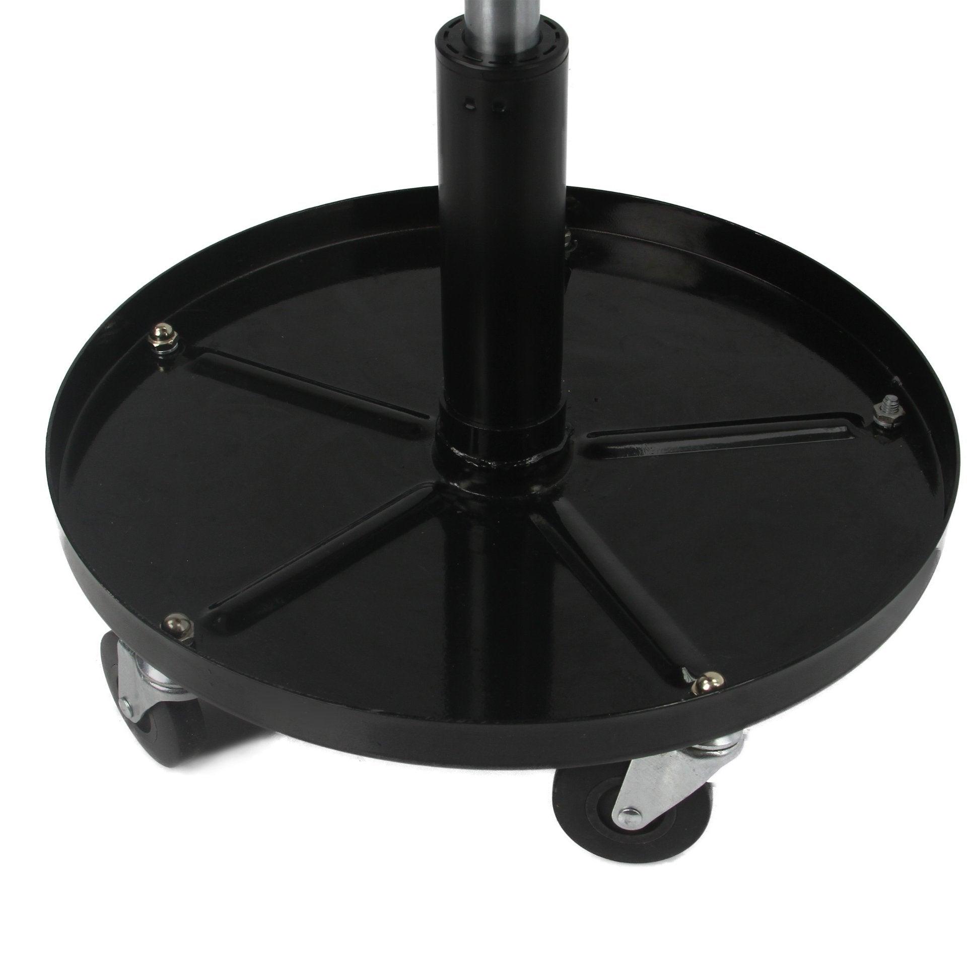 Scaun cu roti atelier mecanic rotativ cu reglare inaltime si tava chei - Bjc tools