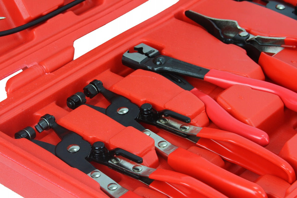 Trusa clesti coliere furtunuri de apa coliere turbo 9 piese - Bjc tools