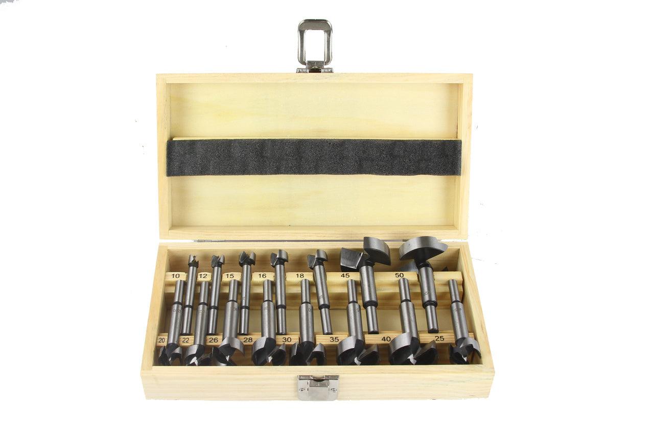 Set burghiu freze gaurit lemn 15 piese 10-50mm - Bjc tools