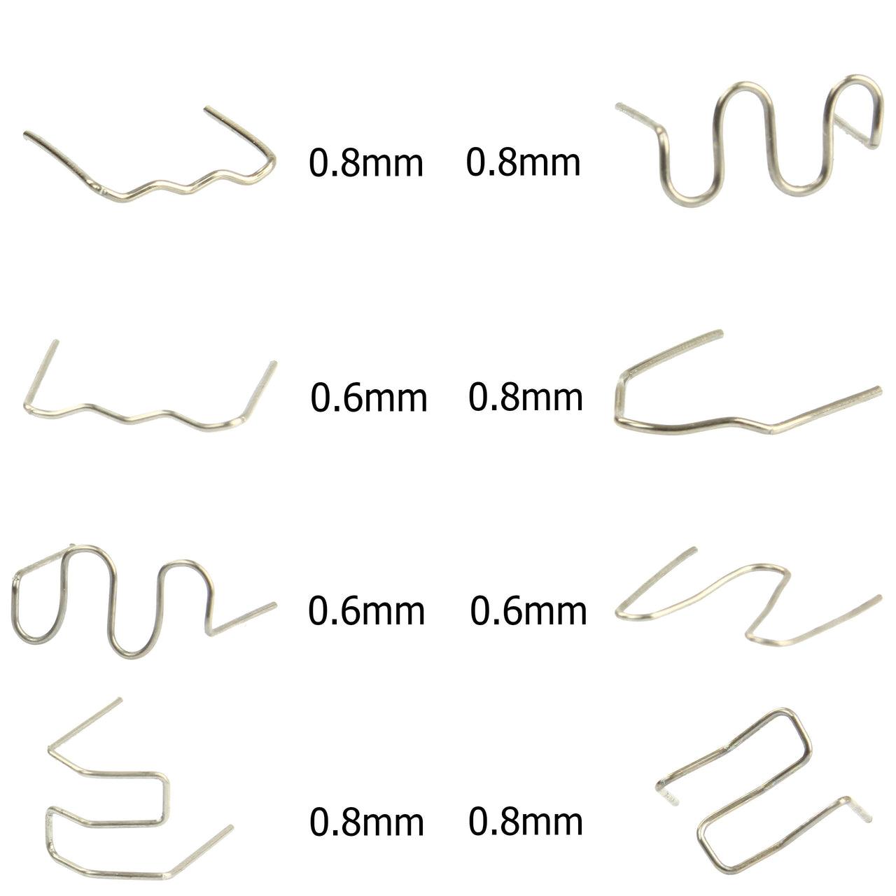 Set 800 capse de rezerva pentru pistol de lipit,capse pistol de sudat plastic - Bjc tools