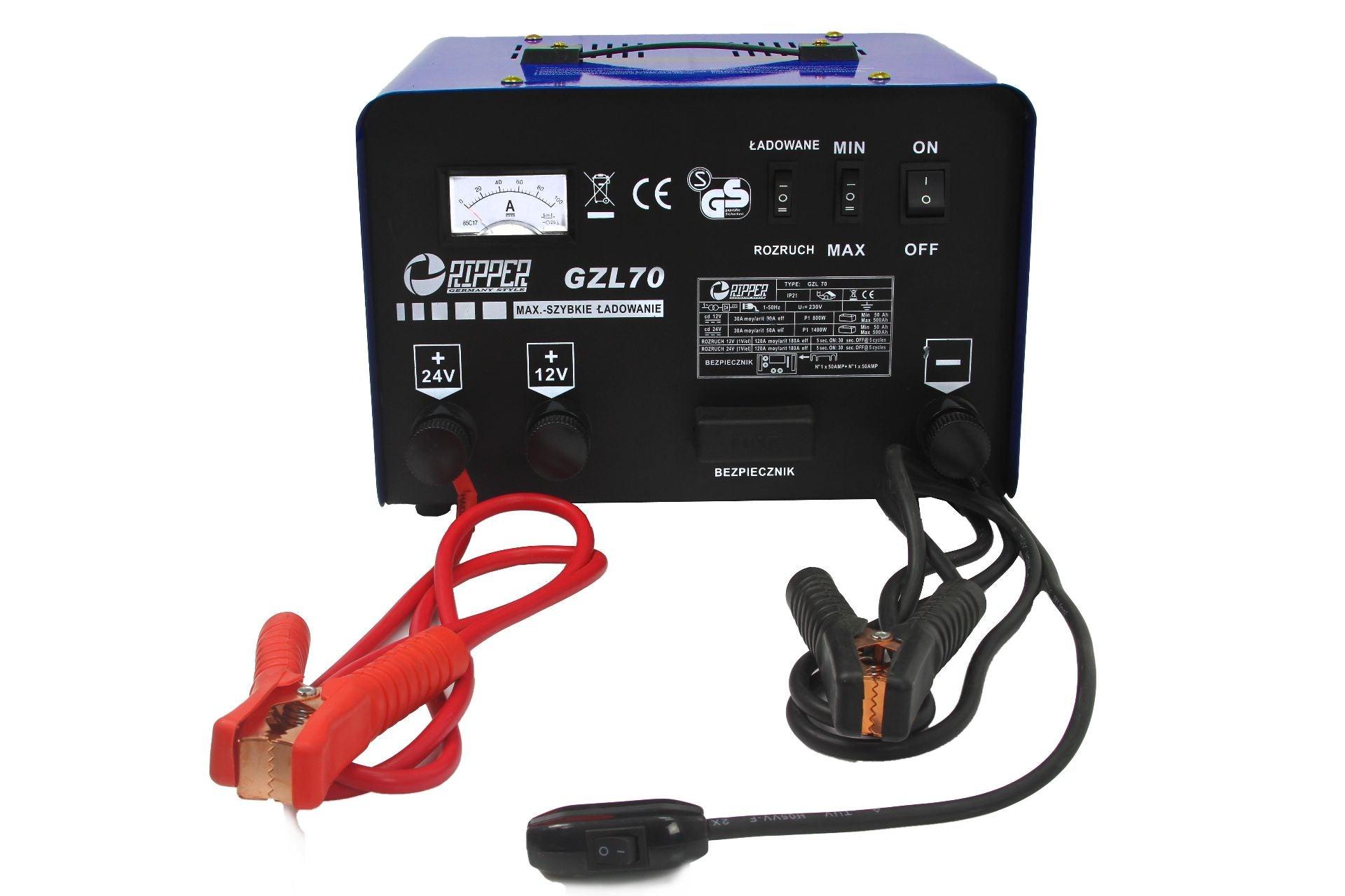Redresor si robot baterii auto cu functie de pornire 12/24 v 180 A 800Ah GZL70 - Bjc tools