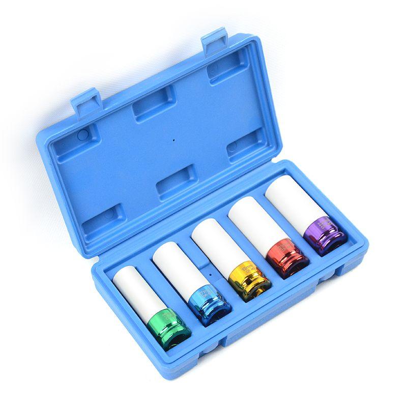 Trusa chei tubulare de impact cu protectie pentru jante auto - Bjc tools
