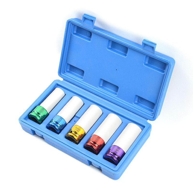 Trusa chei tubulare de impact cu protectie pentru jante auto - Bjc tools
