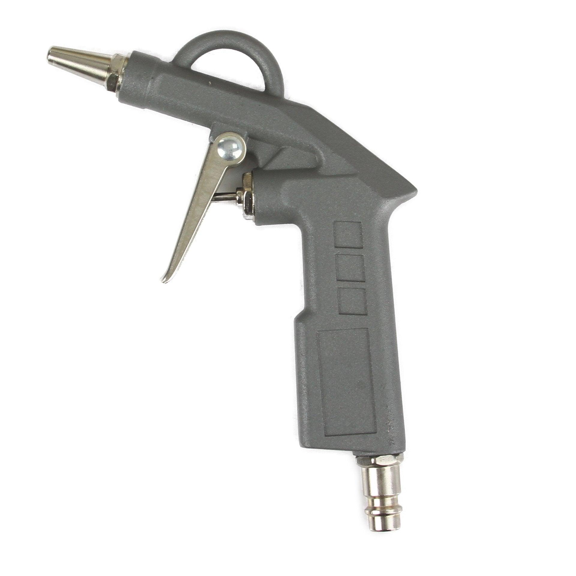Set unelte pneumatice 18 piese. Pistol de vopsit, suflat aer, spălat, manometru, furtun si accesorii Imagine secundară a produsului