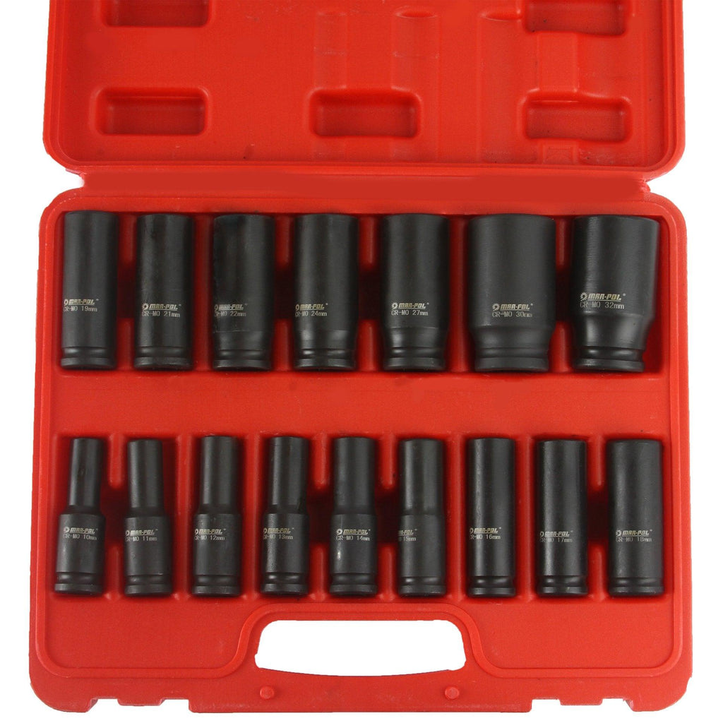 Trusa chei tubulare de impact 10-32mm 16 piese - Bjc tools