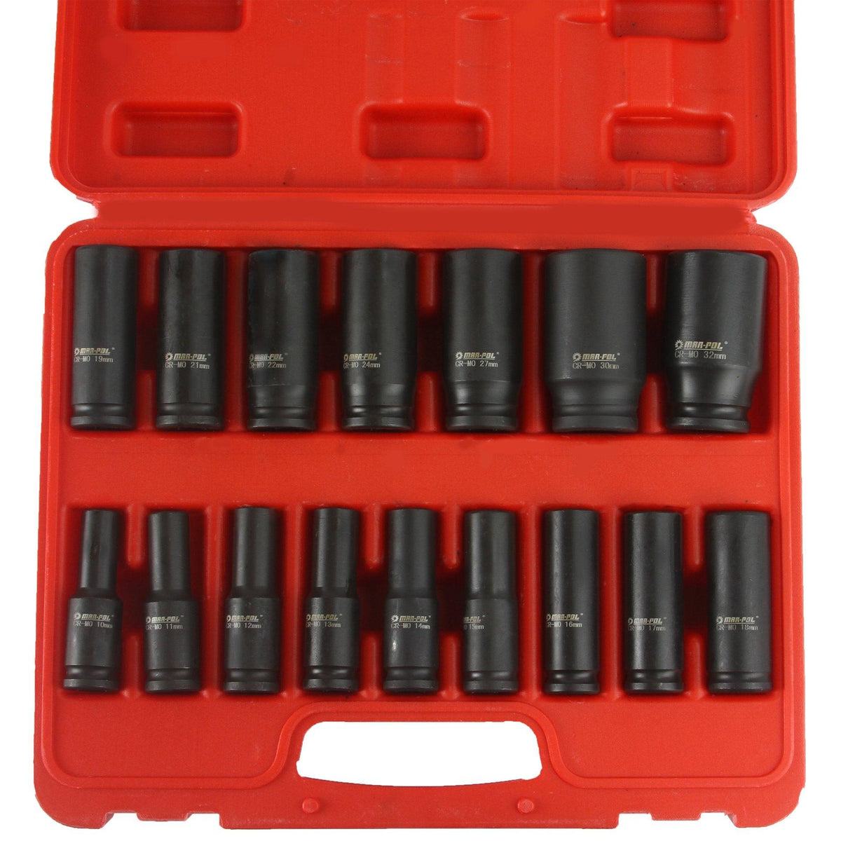 Trusa chei tubulare de impact 10-32mm 16 piese - Bjc tools