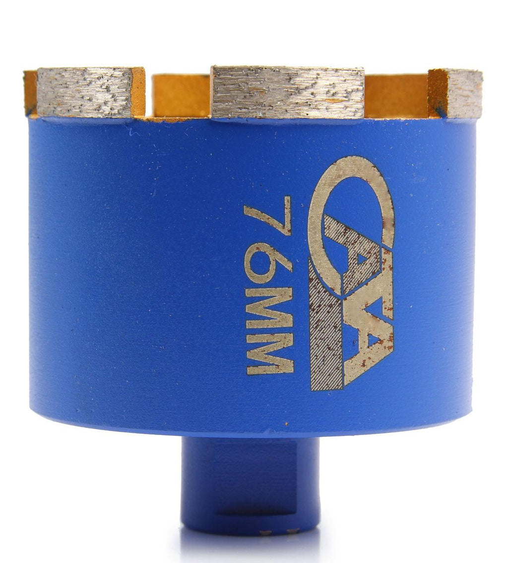 Set carote diamantate 20mm 25mm 35mm 50mm 60mm și 76mm - Bjc tools
