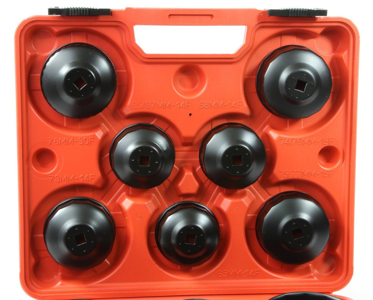Set chei filtru de ulei 15 piese. Capace filtru ulei - Bjc tools